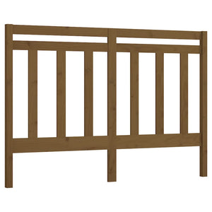 vidaXL Bed Headboard Honey Brown 141x4x100 cm Solid Wood Pine