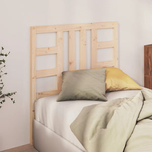 vidaXL Bed Headboard 81x4x100 cm Solid Wood Pine