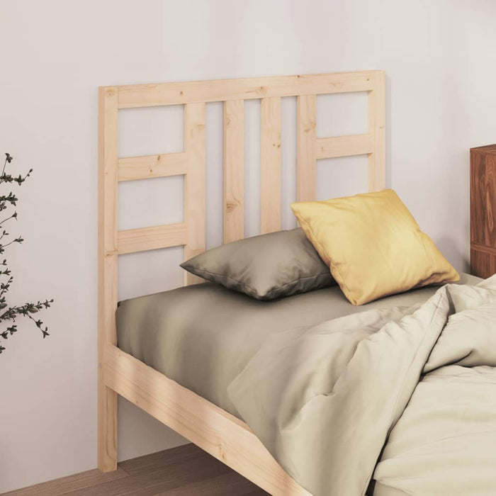 vidaXL Bed Headboard 106x4x100 cm Solid Wood Pine