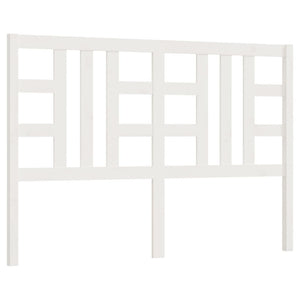 vidaXL Bed Headboard White 146x4x100 cm Solid Wood Pine