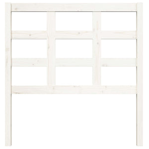 vidaXL Bed Headboard White 95.5x4x100 cm Solid Wood Pine