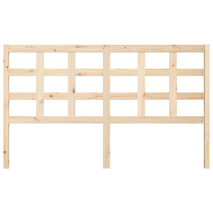 vidaXL Bed Headboard 165.5x4x100 cm Solid Wood Pine