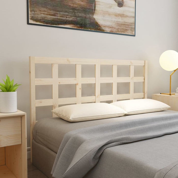 vidaXL Bed Headboard 165.5x4x100 cm Solid Wood Pine