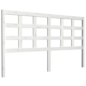 vidaXL Bed Headboard White 165.5x4x100 cm Solid Wood Pine