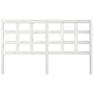 vidaXL Bed Headboard White 165.5x4x100 cm Solid Wood Pine