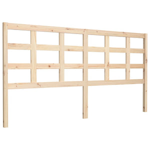 vidaXL Bed Headboard 185.5x4x100 cm Solid Wood Pine