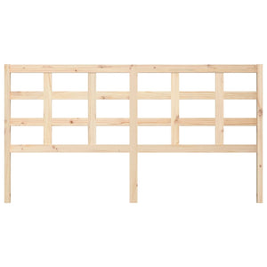 vidaXL Bed Headboard 185.5x4x100 cm Solid Wood Pine