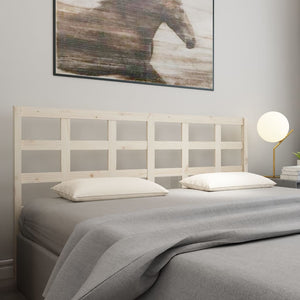 vidaXL Bed Headboard 185.5x4x100 cm Solid Wood Pine