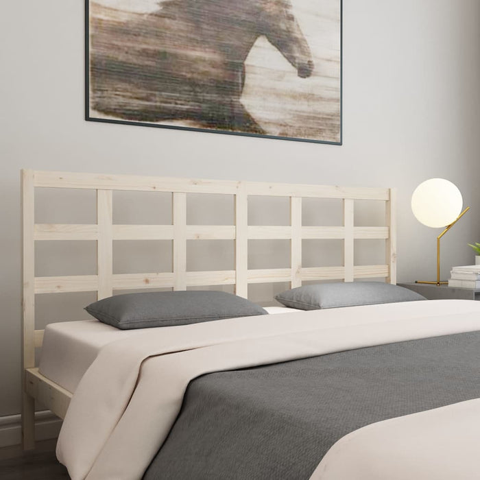 vidaXL Bed Headboard 185.5x4x100 cm Solid Wood Pine