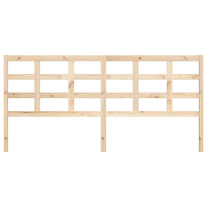 vidaXL Bed Headboard 205.5x4x100 cm Solid Wood Pine