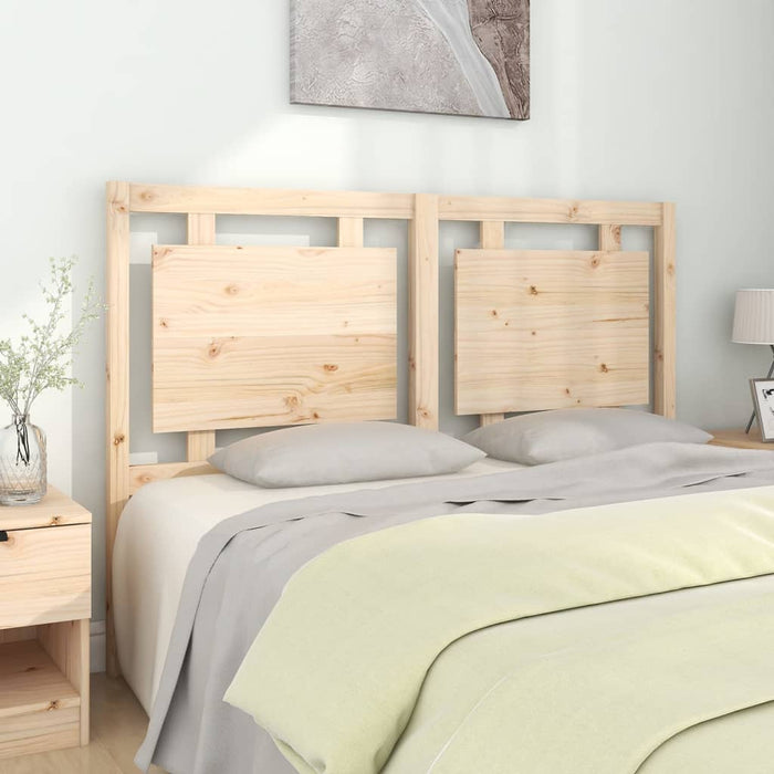 vidaXL Bed Headboard 145.5x4x100 cm Solid Pine Wood