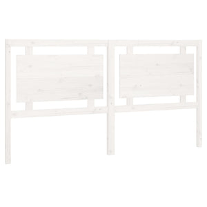 vidaXL Bed Headboard White 185.5x4x100 cm Solid Pine Wood