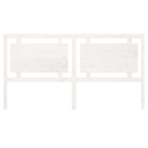 vidaXL Bed Headboard White 185.5x4x100 cm Solid Pine Wood