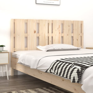 vidaXL Bed Headboard 155.5x4x100 cm Solid Wood Pine