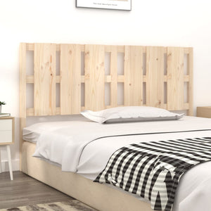 vidaXL Bed Headboard 185.5x4x100 cm Solid Wood Pine