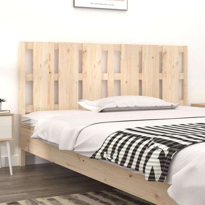 vidaXL Bed Headboard 185.5x4x100 cm Solid Wood Pine