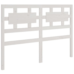 vidaXL Bed Headboard White 145.5x4x100 cm Solid Wood Pine