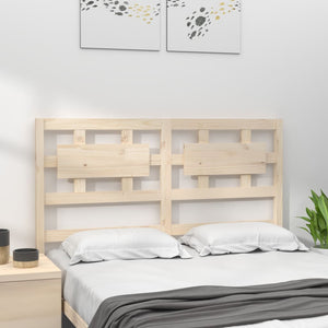 vidaXL Bed Headboard 155.5x4x100 cm Solid Wood Pine