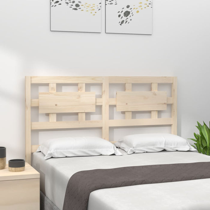 vidaXL Bed Headboard 155.5x4x100 cm Solid Wood Pine