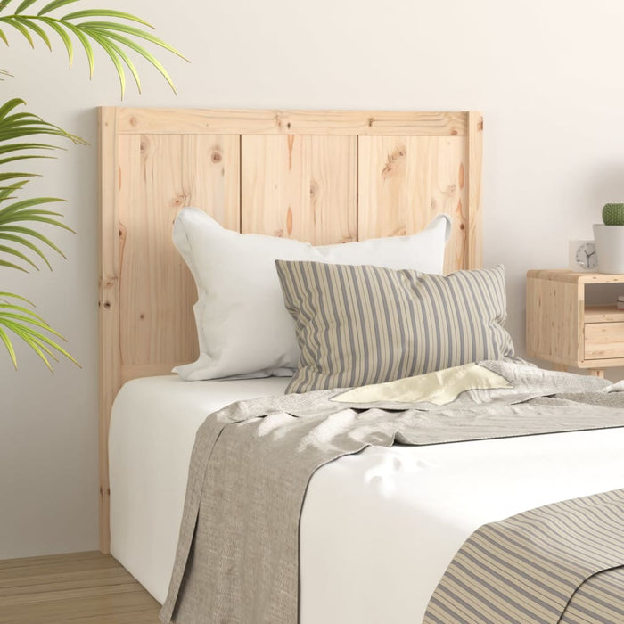 vidaXL Bed Headboard 95.5x4x100 cm Solid Pine Wood