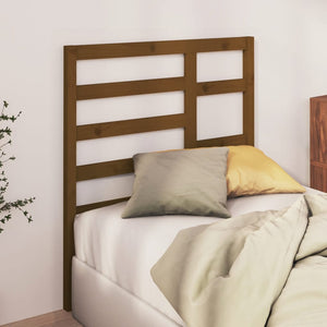 vidaXL Bed Headboard Honey Brown 106x4x104 cm Solid Wood Pine