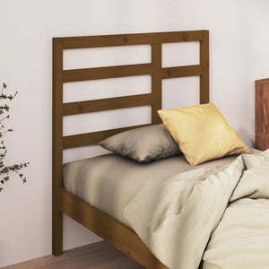 vidaXL Bed Headboard Honey Brown 106x4x104 cm Solid Wood Pine