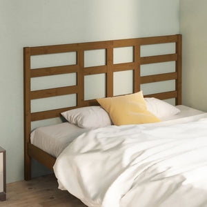 vidaXL Bed Headboard Honey Brown 156x4x104 cm Solid Wood Pine