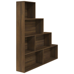 vidaXL Book Cabinet Brown Oak 155x24x160 cm