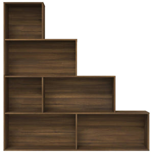 vidaXL Book Cabinet Brown Oak 155x24x160 cm