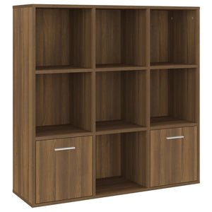 vidaXL Book Cabinet Brown Oak 98x30x98 cm