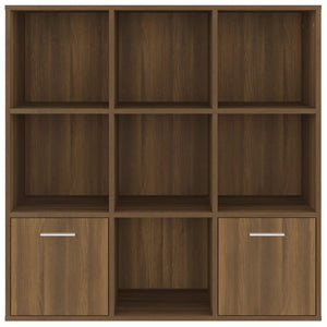 vidaXL Book Cabinet Brown Oak 98x30x98 cm