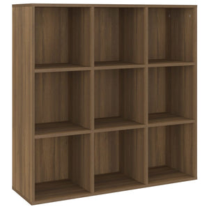 vidaXL Book Cabinet Brown Oak 98x30x98 cm