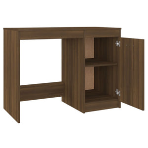 vidaXL Desk Brown Oak 100x50x76 cm Engineered Wood