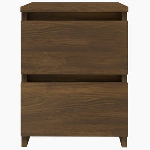 vidaXL Bedside Cabinet Brown Oak 30x30x40 cm Engineered Wood