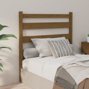 vidaXL Bed Headboard Honey Brown 81x4x100 cm Solid Wood Pine