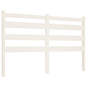 vidaXL Bed Headboard White 126x4x100 cm Solid Wood Pine