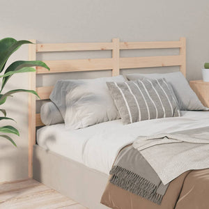 vidaXL Bed Headboard 206x4x100 cm Solid Wood Pine