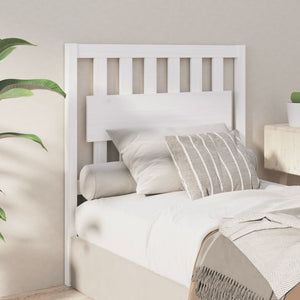 vidaXL Bed Headboard White 95.5x4x100 cm Solid Wood Pine