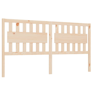 vidaXL Bed Headboard 125.5x4x100 cm Solid Wood Pine