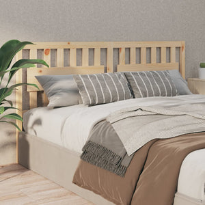 vidaXL Bed Headboard 125.5x4x100 cm Solid Wood Pine