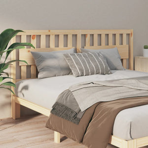 vidaXL Bed Headboard 125.5x4x100 cm Solid Wood Pine