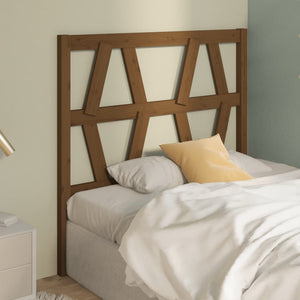 vidaXL Bed Headboard Honey Brown 81x4x100 cm Solid Wood Pine