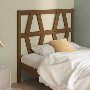 vidaXL Bed Headboard Honey Brown 81x4x100 cm Solid Wood Pine