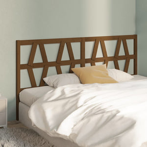 vidaXL Bed Headboard Honey Brown 206x4x100 cm Solid Wood Pine