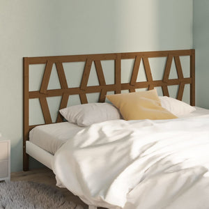 vidaXL Bed Headboard Honey Brown 206x4x100 cm Solid Wood Pine