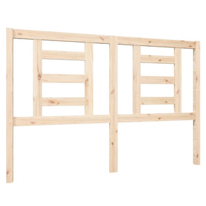 vidaXL Bed Headboard 146x4x100 cm Solid Wood Pine