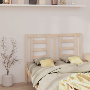 vidaXL Bed Headboard 146x4x100 cm Solid Wood Pine