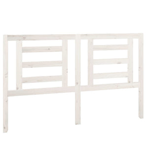 vidaXL Bed Headboard White 156x4x100 cm Solid Pine Wood