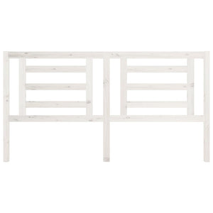 vidaXL Bed Headboard White 186x4x100 cm Solid Pine Wood