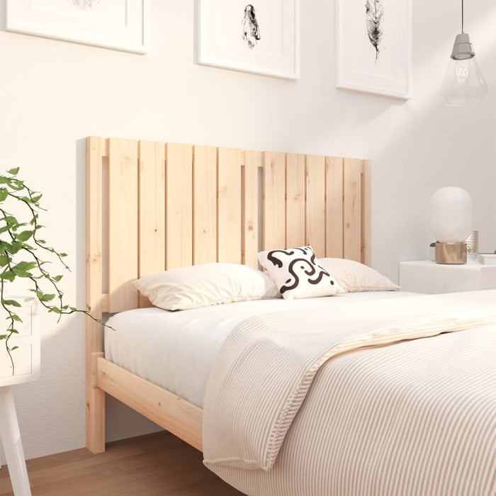 vidaXL Bed Headboard 125.5x4x100 cm Solid Wood Pine